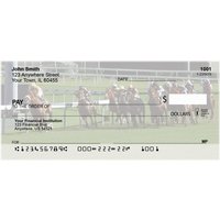 At the Track Horse Racing Personal Checks