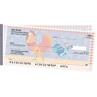 Country Rooster Side Tear Checks