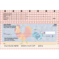 Country Rooster Top Stub Checks