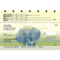 Baby Animals Top Stub Personal Checks