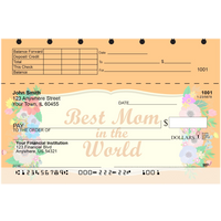 Mother's Day Top Stub Personal Checks