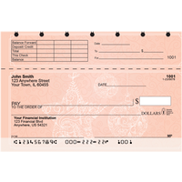 Vintage Christmas Top Stub Checks