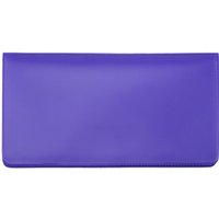 Purple Vinyl Checkbook Cover