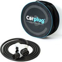 CARPLUG Câble de recharge - Type 2 - Type 2 - 5m - 7,4kW (1 phase 32A) - T2 T2 + Housse