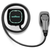 WALLBOX Borne de recharge Pulsar Plus - câble attaché 5m Type 2 - 1,4 à 7,4kW - monophasé - Bluetooth - Wifi