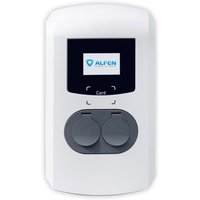 ALFEN Borne de recharge double Pro Line - Type 2 - 2 x 22kW -10-32A - Réglable - 4G UMTS RFID MID - réf.9044610226884