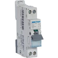HAGER MJT740 - Disjoncteur 40A - 1P+N - Courbe C - PdC 6kA
