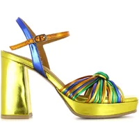 Sandalias de tacón MULTICOLOR TRENZADO