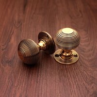 Cast In Style Solid Brass Beehive Door Knobs