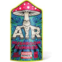 250mg D8 & Mushroom Blend Gummies - Seedless Watermelon - Air (3,000mg)