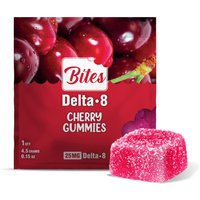 Delta 8 Gummies - 25mg - Cherry - Bites