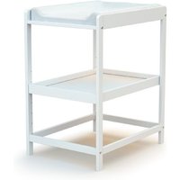 AT4 - Table à langer 1 étagère en bois LIMA Blanc - Taille unique