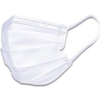 Iris Ohyama, 100 masques chirurgicaux jetables (2 lots de 50), Taille L - PN - Blanc