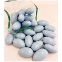 Dragées amandes bleu ciel baptême
