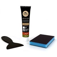 RépaCuir (Anthracite) SOFOLK : Réparateur Cuir/Simili-Cuir - Réparation Craquelures, Fissures, Griffures Chat, Trou, Pelures