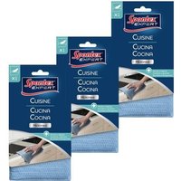 SPONTEX EXPERT Lot de 3 Microfibres Cuisine