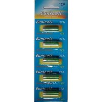 EUNICELL - 5 Piles Alcaline 12V A27 27A