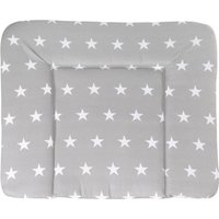 Matelas à langer - ROBA - LITTLE STARS - 85 x 75 cm - Gris étoiles blanches