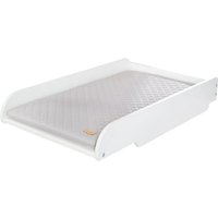 Plan à langer + matelas Roba Style - ROBA - À poser sur lit bébé - Blanc / Matelas gris