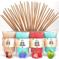 Sucre Barbe à Papa 1,4kg (4 Parfums) + 50 Bâtonnets de 30Cm (Offerts) + 1 Cuillère Mesure