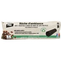 KOFEU Bûche de chauffage au marc de café pour 2 heures