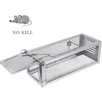 Ratzfatz Piège à Souris Professionnel, Cage à Rats Réutilisable pour Capturer les Rongeurs Sans les Tuer