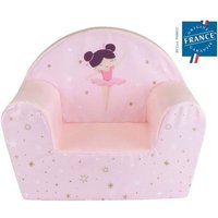 Fauteuil club Danseuse Ballerine pour enfant - FUN HOUSE - l.52 x P.33 x H.42 cm - Rose