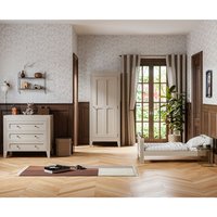 Chambre complète 1 porte Vox - Milenne - 144 x 75 x 80cm - Beige