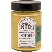 Achetez votre moutarde blanche artisanale en Normandie - Pot de 195g - Maison Dupont - Fabriquée en Calvados