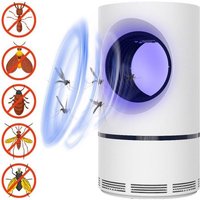 Lampe Anti Moustique, LED Répulsif Tueur De Moustiques,Lampe De Moustique Physique Ultraviolette À Basse Tension, Piège À Moustiques