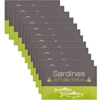 Lot 12x Sardines à l'huile olive - Maroc - conserve 125g