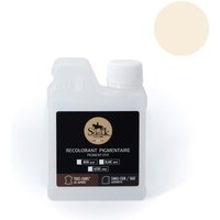 Peinture Cuir/Simili-Cuir (250ml - 6-BLANC CASSE) - SOFOLK - Entretien pour Siège et Volant de Voiture, Canapé, Chaussure