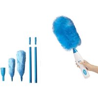 Spin Duster Duster électrique, multifonction à piles 360 Degrés Rotatif Motorisé Dust Wand  ,Plumeau électrique