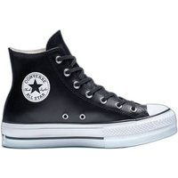 Converse CHUCK TAYLOR ALL STAR LIFT CLEAN LEATHER HI Noir chaussure Baskets femme Converse Chuck Taylor All Star Lift Hi