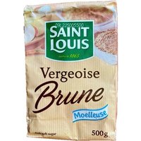Sucre vergeoise brune - Saint Louis - sachet 500g