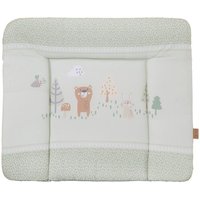 Matelas à langer - ROBA - WOODLAND BUDDIES - 85 x 75 cm - Bords réhaussés - Vert pastel motif animaux