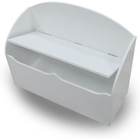 Coffre à jouets - DEMEYERE - Tresor - MDF laqué blanc - 69.5 x 54.3 x 29.5 cm