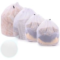Lot de 4 Filet à Linge,Sac Linge Sale,Filet Linge Machine à Laver Maille Fine Résistant pour Chemisier,Sous-vêtements,Soutien-gorge