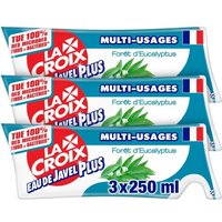 LACROIX Eau de Javel Plus Désinfectant Forêt d'Eucalyptus Eco Recharges - 3 x 250 ml