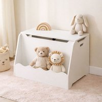 Baninni Coffre à Jouets Cloudy Blanc
