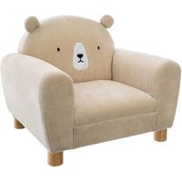 Fauteuil enfant ours beige - Atmosphera Créateur dintérieur