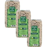 Lot 3x Pois chiches très gros - Grain de Frais - Paquet 1kg