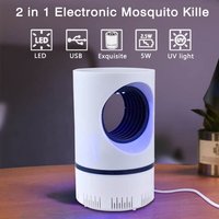 Lampe Anti-Moustiques UV USB Lampe Tueur des moustiques Anti-Insectes Electrique Veilleuse Piège à Moustiques Silenceuse Non-Toxique