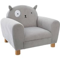 Fauteuil enfant chat gris - Atmosphera Créateur dintérieur