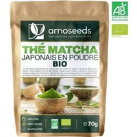 Thé Matcha Japonais en Poudre Bio 70G - Qualité Supérieure - amoseeds