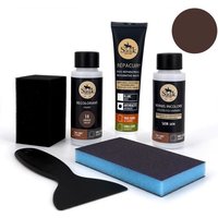 Kit de Rénovation Cuir (14-CHOCOLAT) - SOFOLK - Pour Volant, siège Auto, Chaise, sellerie, Chaussure