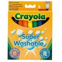 Feutres A Colorier Ultra Lavables Crayola 8 Couleurs Pour Enfants De 3 A 5 Ans
