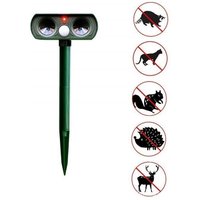 Répulsif Anti Animaux Chat Extérieur,Lecteur Animalier Lecteur Souris Sanglier Oiseau Chat Chien, échographie | Charge Solaire