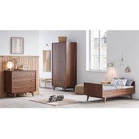 Chambre complète 2 portes 1 tiroir Vox - Mid - 144 x 75 x 90cm - Bois