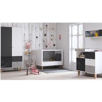 Chambre complète Vox - 144.50 x 75 x 97cm - noir